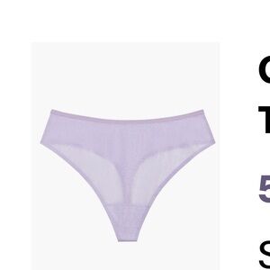 savage x fenty GLISSENETTE  high waist thong NEVER WORN NWT